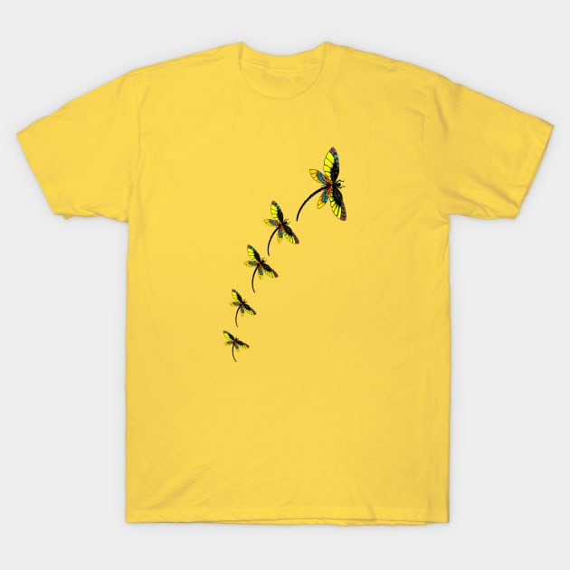 Dragon fly t-shirt T-Shirt by Riss art